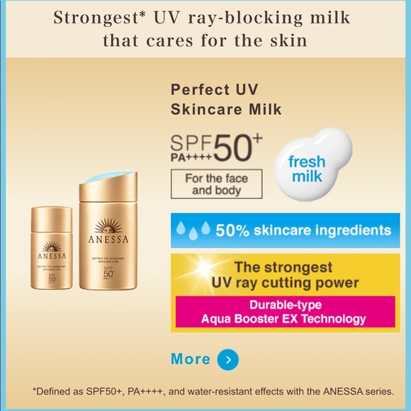 NWT 🔥Shiseido🔥Anessa Perfect UV Sunscreen - Picture 3 of 9